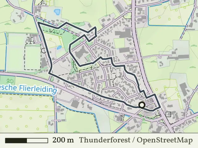 Oranje route vanaf Daarle, Hellendoorn