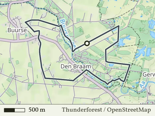 Oranje route vanaf Witte Veen, Haaksbergen