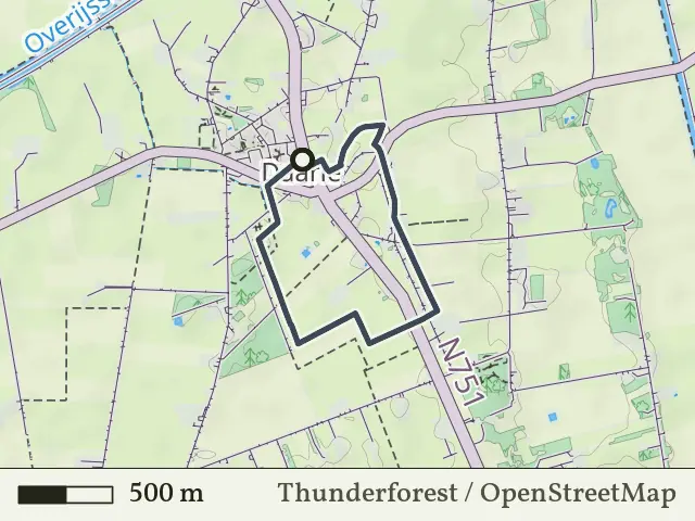 Groene route vanaf Daarle, Hellendoorn