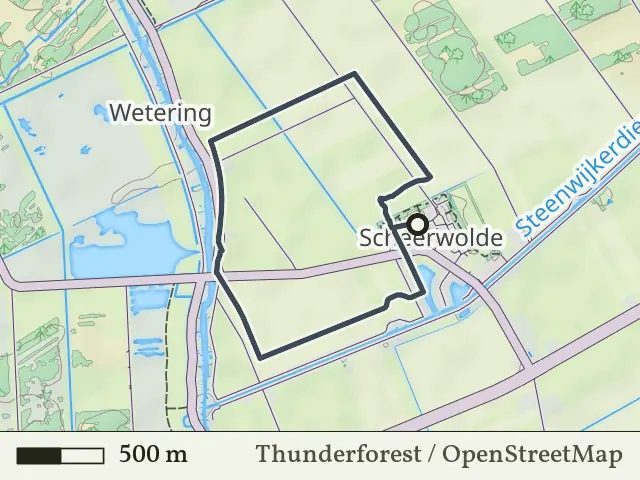 Groene route vanaf Scheerwolde, Weerribben-Wieden