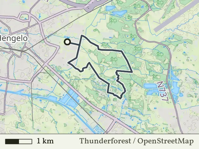 Groene route vanaf Groot Driene, Hengelo