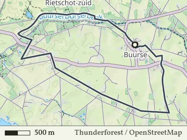 Groene route vanaf Buurse, Haaksbergen