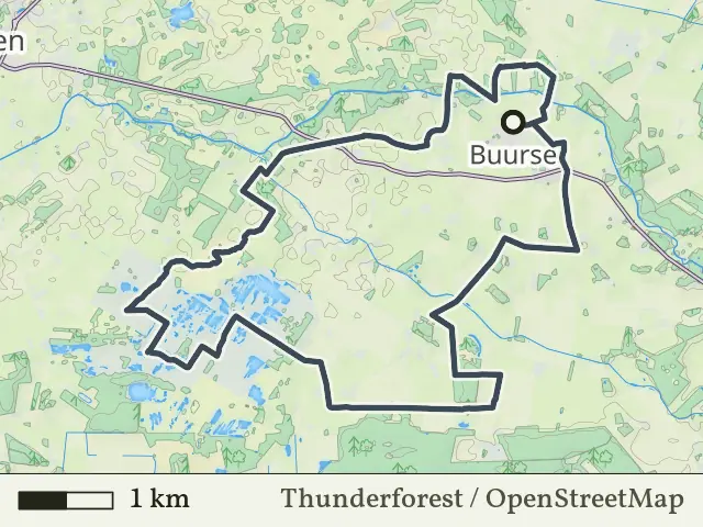Paarse route vanaf Buurse, Haaksbergen
