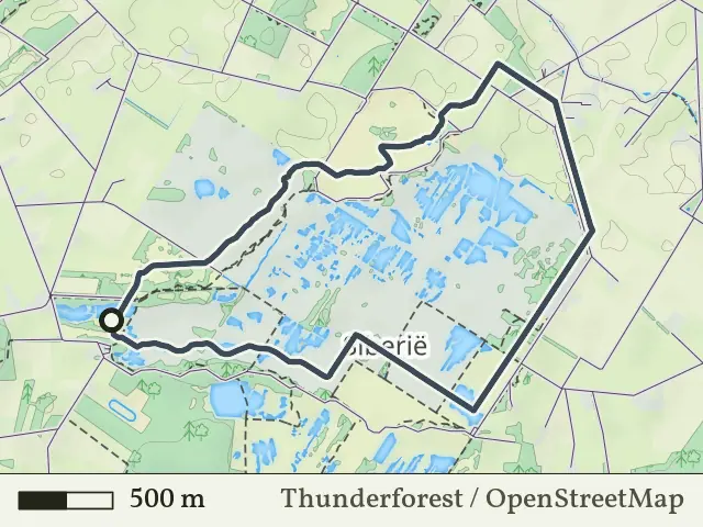 Oranje route vanaf Armenveen, Haaksbergen