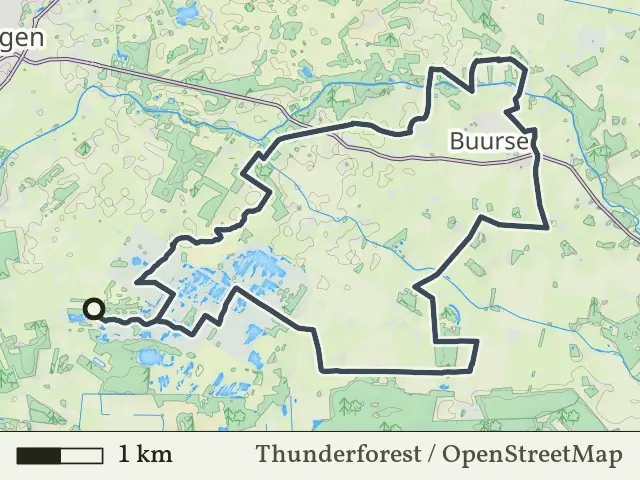 Paarse route vanaf Armenveen, Haaksbergen