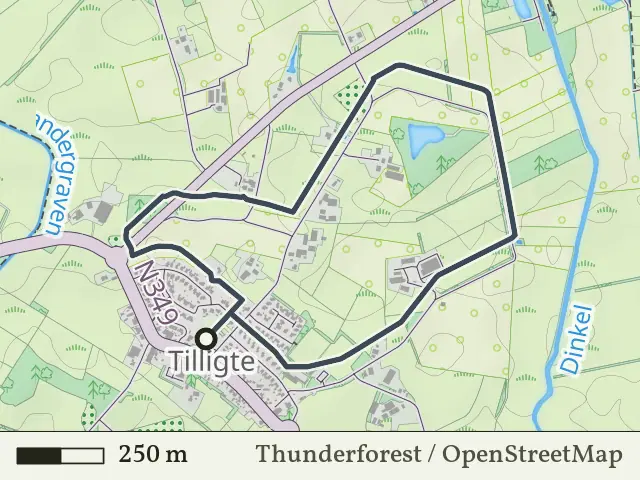 Gele route vanaf Tilligte, Denekamp