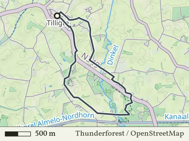 Groene route vanaf Tilligte, Denekamp