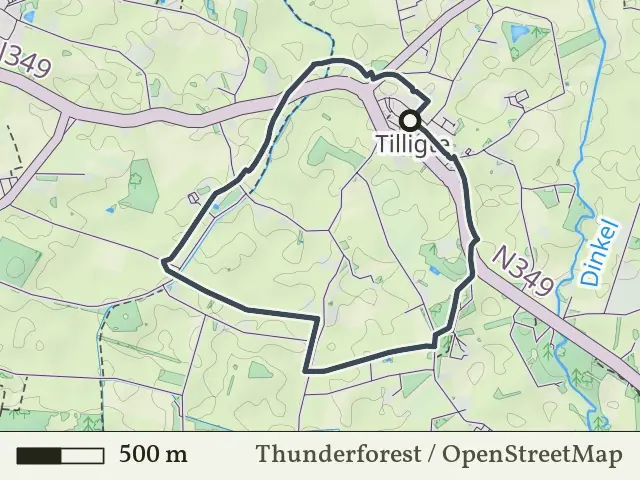 Oranje route vanaf Tilligte, Denekamp