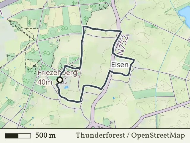 Groene route vanaf Bovenberg, Markelo