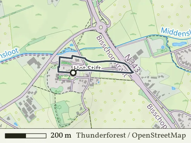 Rode route vanaf Het Stift, Weerselo