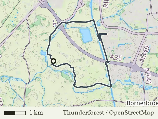 Groene route vanaf Ypelo, Enter