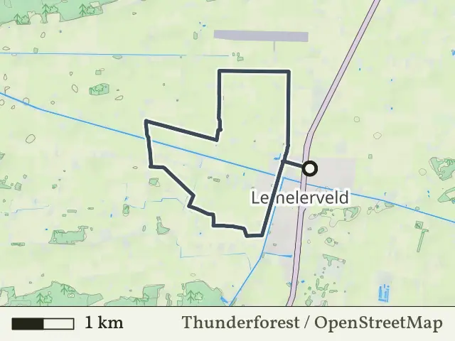 Gele route vanaf Lemelerveld, Dalfsen