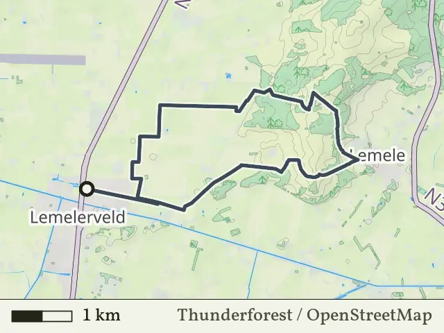 Groene route vanaf Lemelerveld, Dalfsen