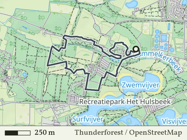 Rode route vanaf Het Hulsbeek, Oldenzaal