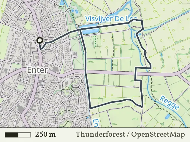 Groene route vanaf Enter, Enter