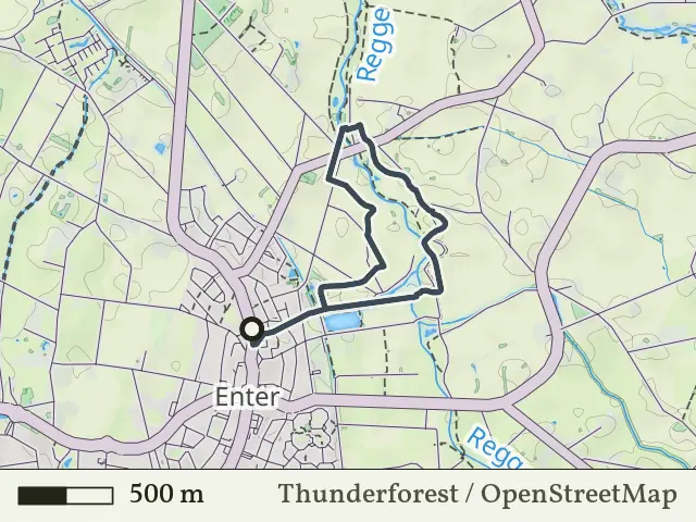 Oranje route vanaf Enter, Enter
