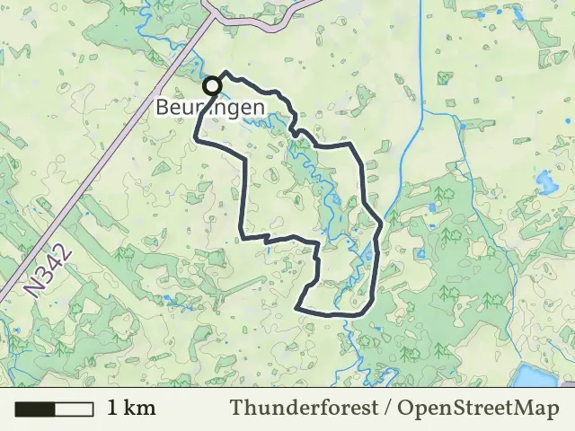 Oranje route vanaf Beuningen, Losser