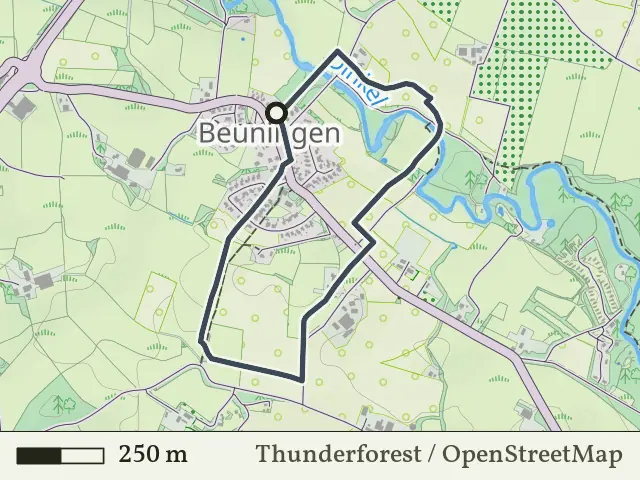 Paarse route vanaf Beuningen, Losser