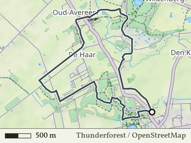 Groene route vanaf Balkbrug, Hardenberg West