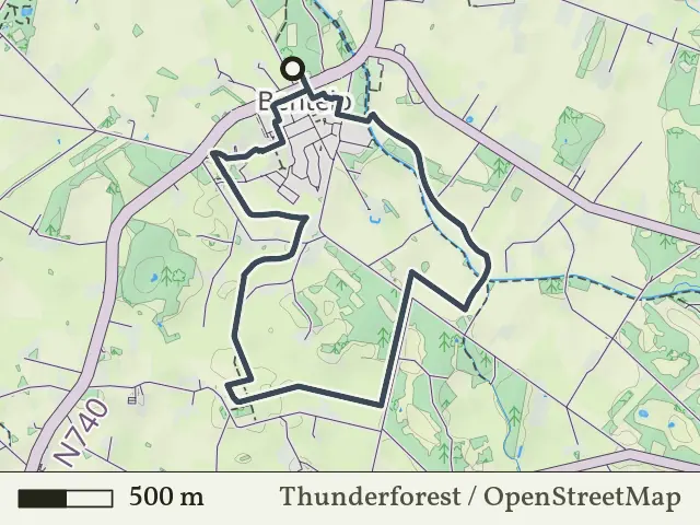 Blauwe route vanaf Bentelo, Hof van Twente