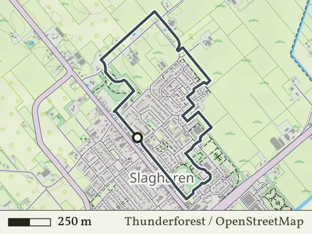 Gele route vanaf Slagharen, Hardenberg Oost