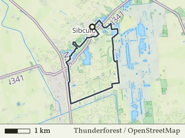 Paarse route vanaf Sibculo, Hardenberg Oost