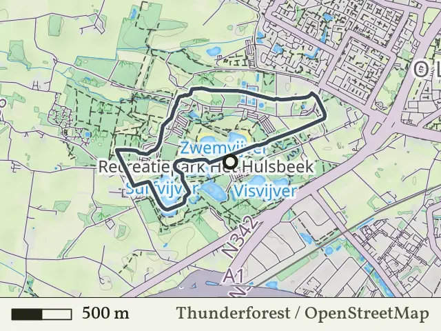 Gele route vanaf Het Hulsbeek-Zuid, Oldenzaal