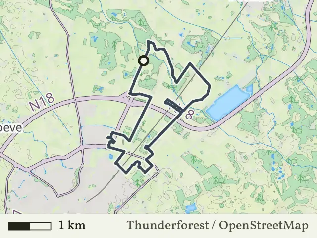 Paarse route vanaf Stepelo, Haaksbergen