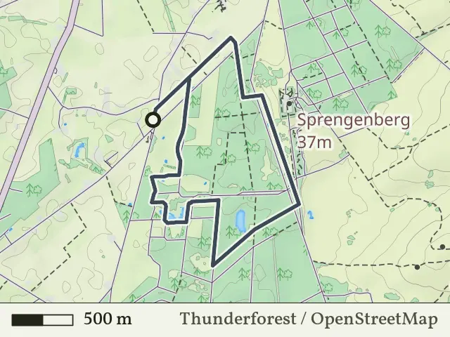 Gele route vanaf Zuidbroek, Hellendoorn