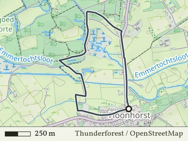 Groene route vanaf Hoonhorst, Dalfsen