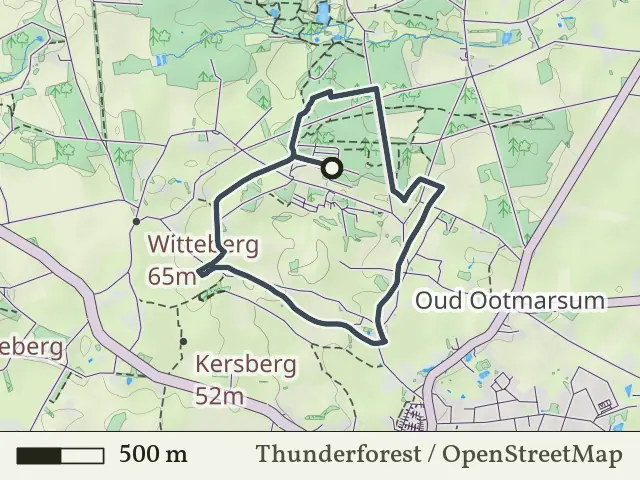Groene route vanaf Nutter, Oud-Ootmarsum