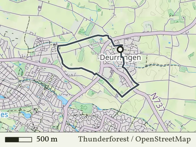 Gele route vanaf Deurningen, Saasveld
