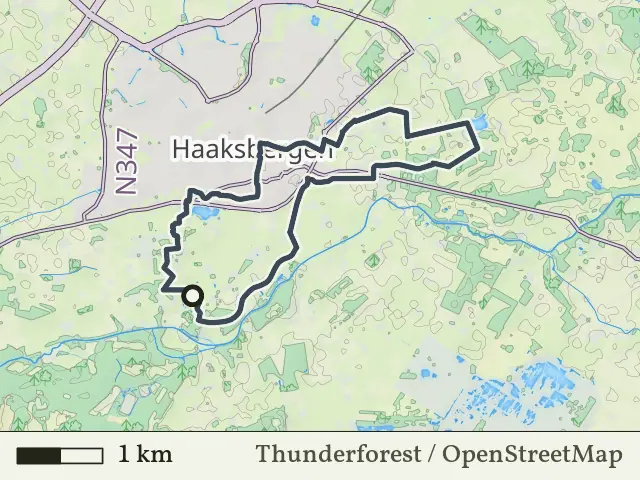 Groene route vanaf Watermolen, Haaksbergen
