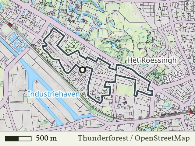 Gele route vanaf Twekkelerveld, Enschede