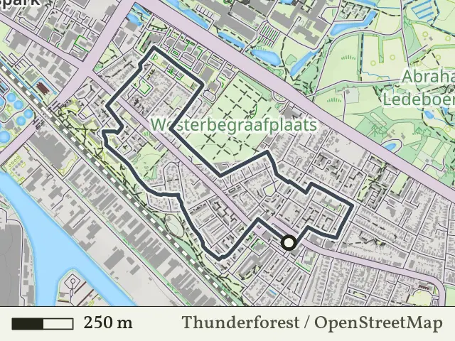 Rode route vanaf Twekkelerveld, Enschede