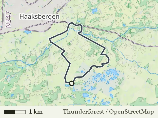 Blauwe route vanaf Armenveen, Haaksbergen