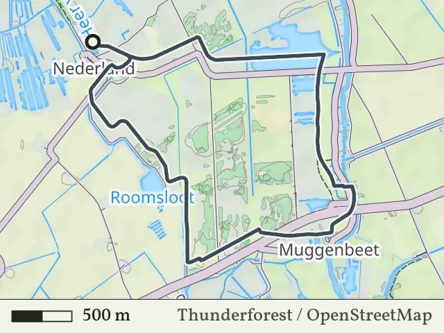Blauwe route vanaf Nederland, Weerribben-Wieden