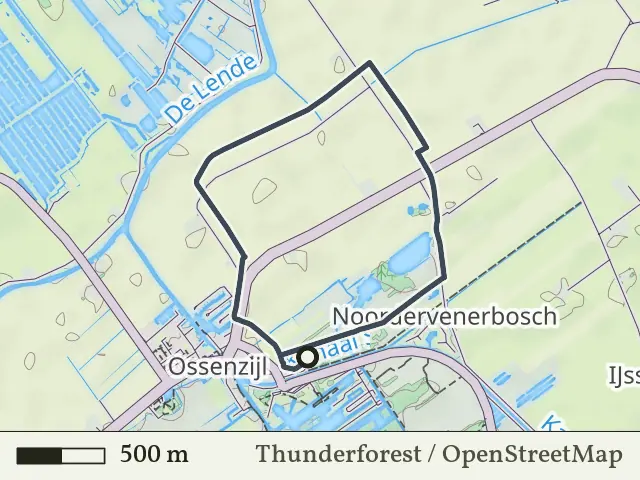 Groene route vanaf Ossenzijl, Weerribben-Wieden
