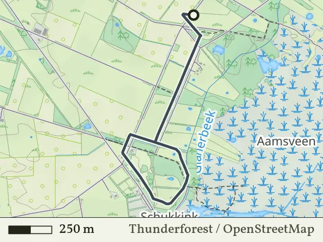 Groene route vanaf Aamsveen, Enschede