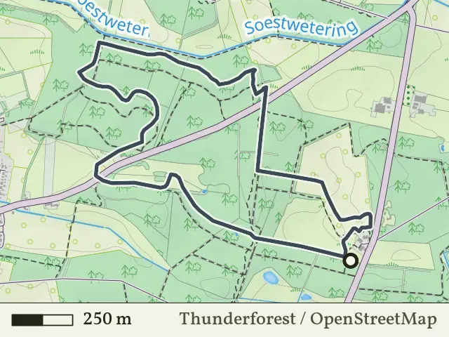 Blauwe route vanaf Oostermaet, Lettele
