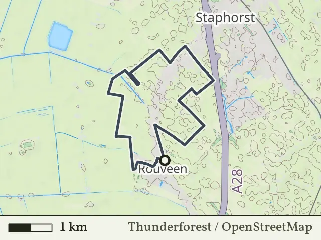Groene route vanaf Rouveen, Reestdal