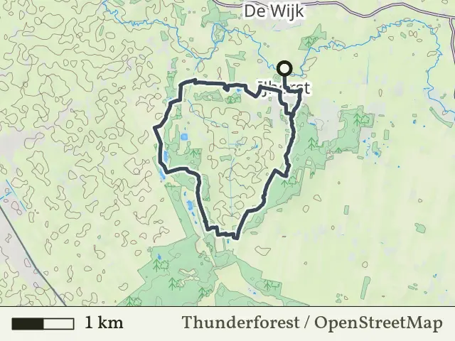 Gele route vanaf IJhorst, Reestdal