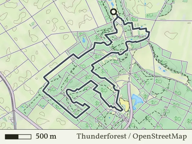 Oranje route vanaf Zwarte Venen, Staphorst
