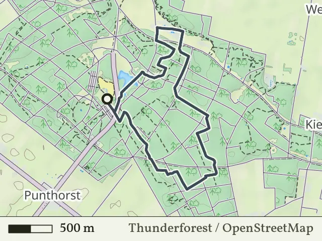 Gele route vanaf Zwarte Dennen-Zuid, Punthorst