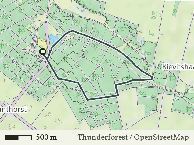 Groene route vanaf Zwarte Dennen-Zuid, Punthorst
