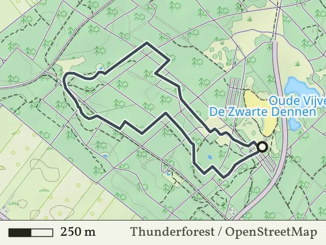 Rode route vanaf Zwarte Dennen-Zuid, Punthorst