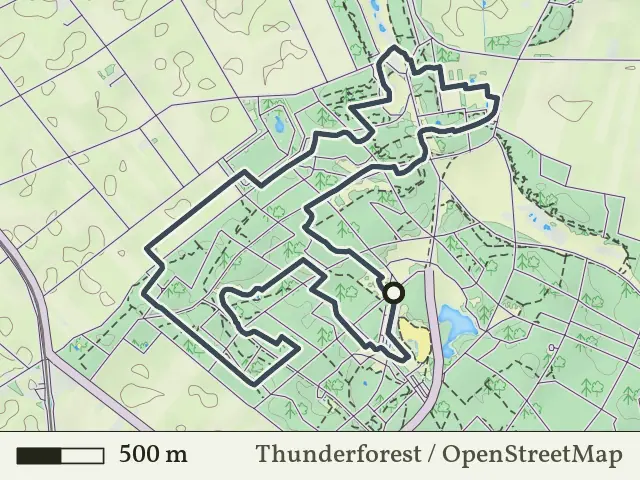 Oranje route vanaf Zwarte Dennen-Noord, Punthorst