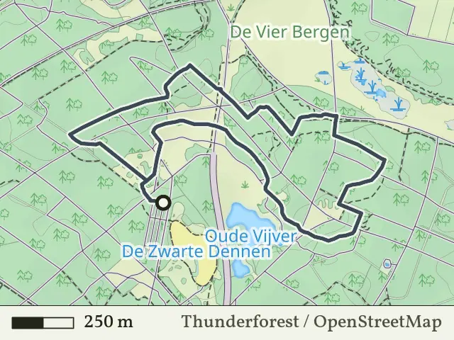 Paarse route vanaf Zwarte Dennen-Noord, Punthorst