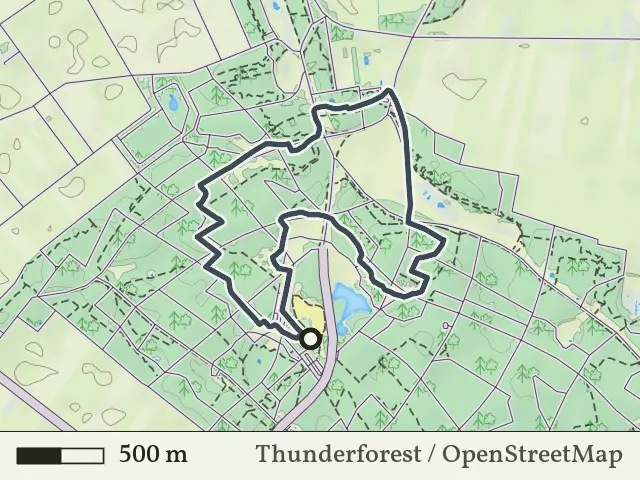 Blauwe route vanaf Zwarte Dennen-Zuid, Punthorst