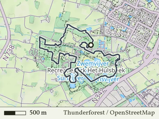Paarse route vanaf Het Hulsbeek, Oldenzaal